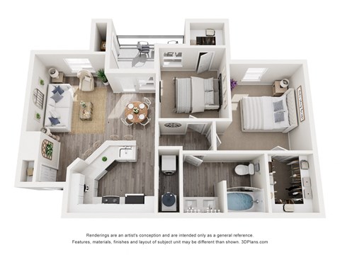 a 1 bedroom floor plan  woodland  2100 sq ft